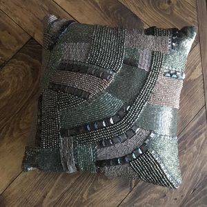 Decor pillow bling neutral